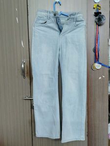 Light Wash Wide Leg Jeans