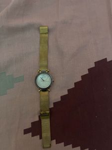 Stylish Boccia Titanium Gold Watch