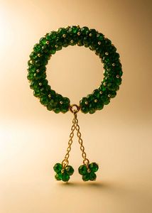 Green Beaded Bracelet