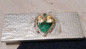 Decorative Pooja Diya थाली with चौकी