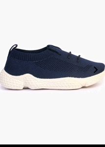 Navy Blue 'Fiery Feet' Sneakers