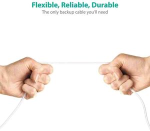Apple Intex Lightning USB cable 1 Meter LT - RD -1M (compatible With All Smartphones, Tablets, and MP3 player, White, One Cable)