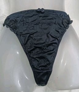 💛 Elegant Black Thong Panty