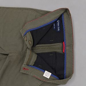 Allen Solly Olive Green Chinos