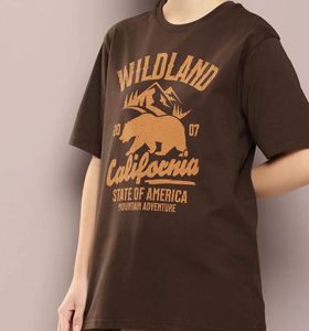 Brown Wildland California T-Shirt