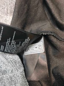 H&amp;M Sparkly Silver Mini Dress