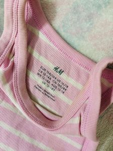 H&amp;M pink tank top