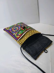 Handicraft Embroidery Sling Bag