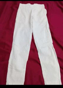 White Cotton ethnic Pants