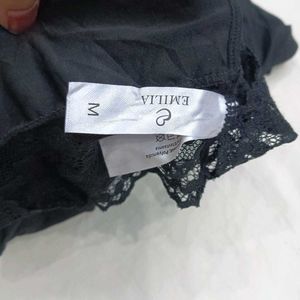 Black🥰 Lace Trim Briefs