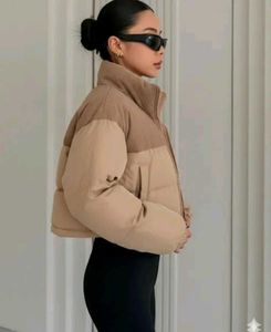 Stylish Cropped Puffer Jacket