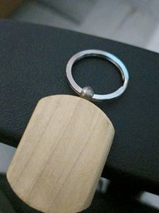 Wooden Polished Keychain