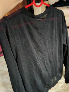Black Cardigan Sweater
