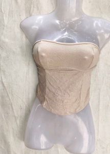 BEIGE TUBE TOP