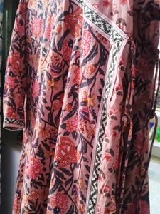 Pink Floral Kurti