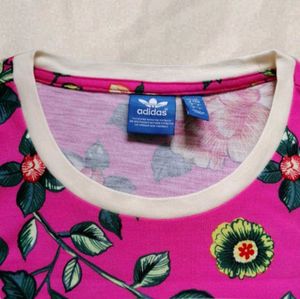 Adidas Floral Print T-Shirt