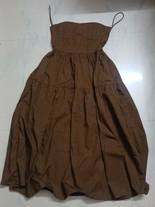 corset Brown Sundress
