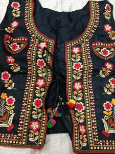 Embroidered Black Jacket