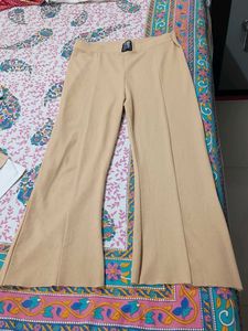 Semi-cropped casual korean pants Co-ord set