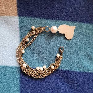 Golden Pearl Bracelet
