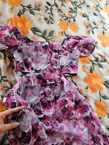 Flowy Floral Mini Dress