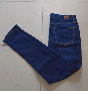 Branded Woman Dark Blue Jeans