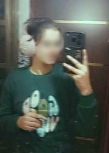Graphic Print Green Sweatshirt