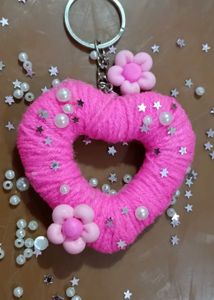 Pink Heart Keychain🩷