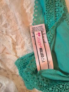 Cute Polka Dot Lace Trim Briefs
