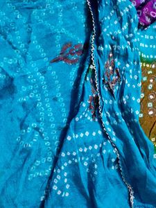 Embellished Bandhani Silk Georgette Dupatta