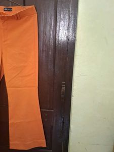 Orange Flare Pants