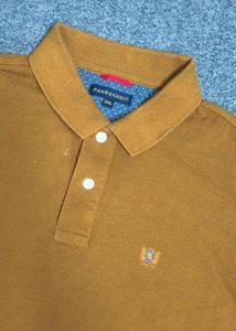 Men's Casual Mustard Polo Shirt