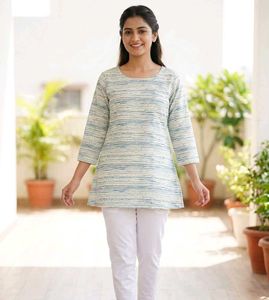 Light shade regular short kurti