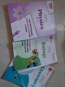 Standard 12 Physics, Biology, Chemistry Booklets