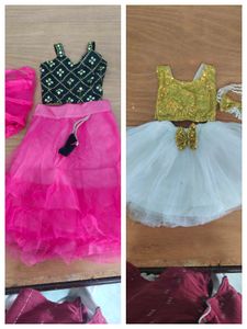 Girls Ethnic Lehenga Choli Sets