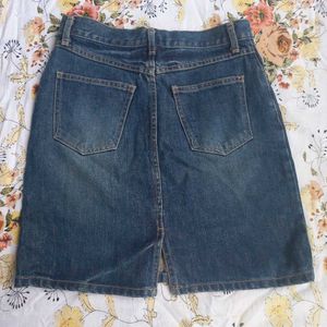Denim Mini Skirt