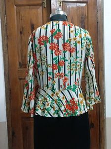 Zara Floral Top
