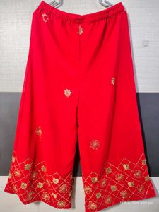 Red chic Sharara Set.