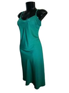 Elegant Green Night Maxi Dress Summer Wear