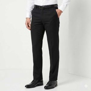 Men's Black Formal Trousers