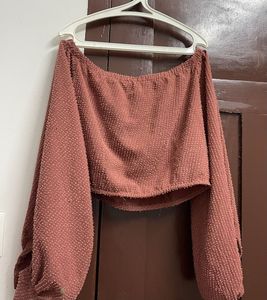 Off-Shoulder Crop Top
