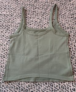 Olive Green Camisole Top