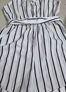 Striped Romper Jumpsuit