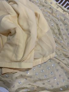 SALE New Elegant Embroidered Yellow Kurta Se