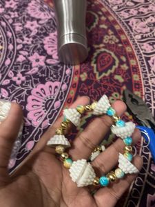 Handmade sea shell Beaded Bracelet