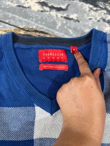 English Laundry Plaid Sweater