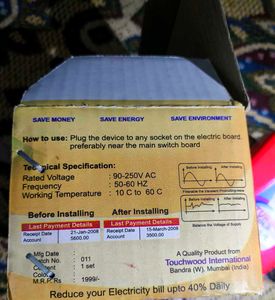 Power Saver Upto 40% Electricity Bill Everyday