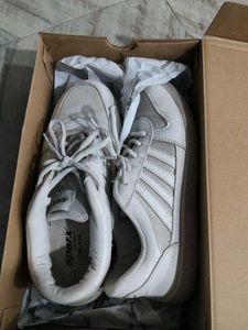 Classic White Adidas Sneakers