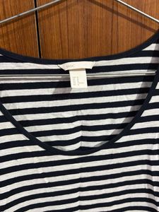 Striped Long Sleeve Mini Dress