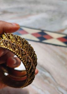 Exquisite Traditional Gold Bangles (2.6)